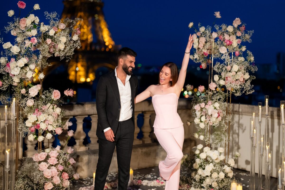 Flower Design at Shangri-La Paris - Eiffel Tower view