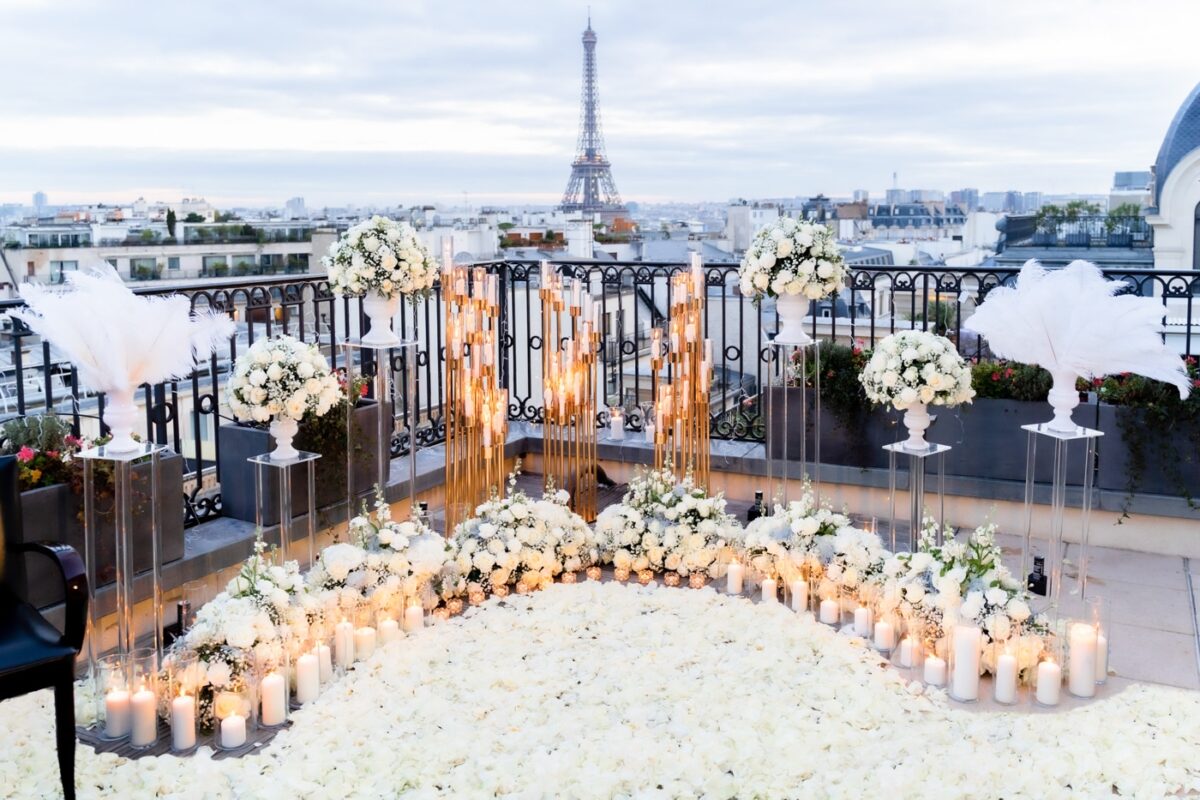 Peninsula Paris Secret table. follow the white roses - master musicians