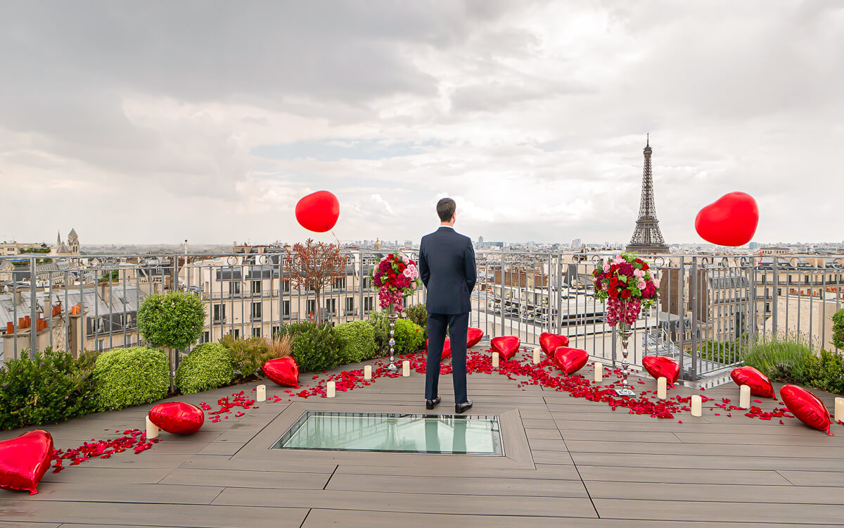 Eiffel Tower Copernic Rooftop Terrace